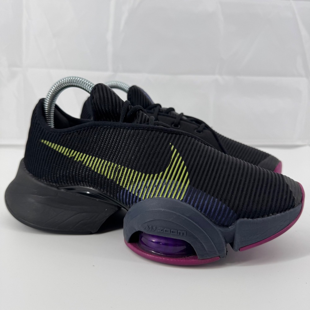 Nike‎ Air Zoom SuperRep 2 Training Shoes Womens 7 Black Cyber CU5925-010 HIIT - Picture 2 of 15